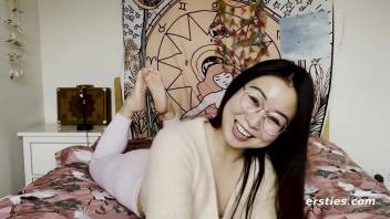 Ersties: Cute Chinese Girl Was Super Happy To Make a Masturbation Video For Us
